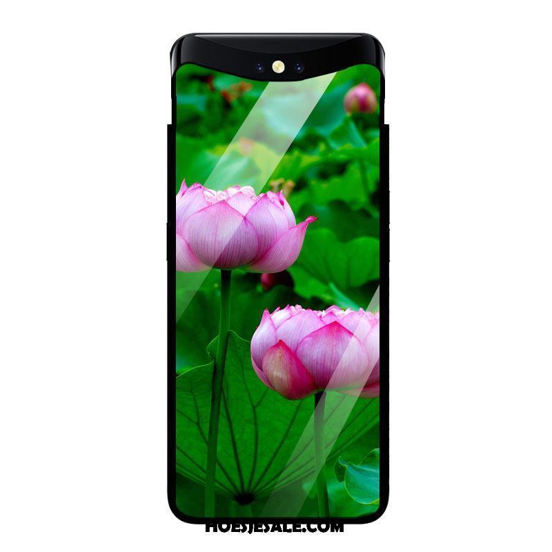 Oppo Find X Hoesje Mobiele Telefoon All Inclusive Gehard Glas Bloemen Kunst Sale