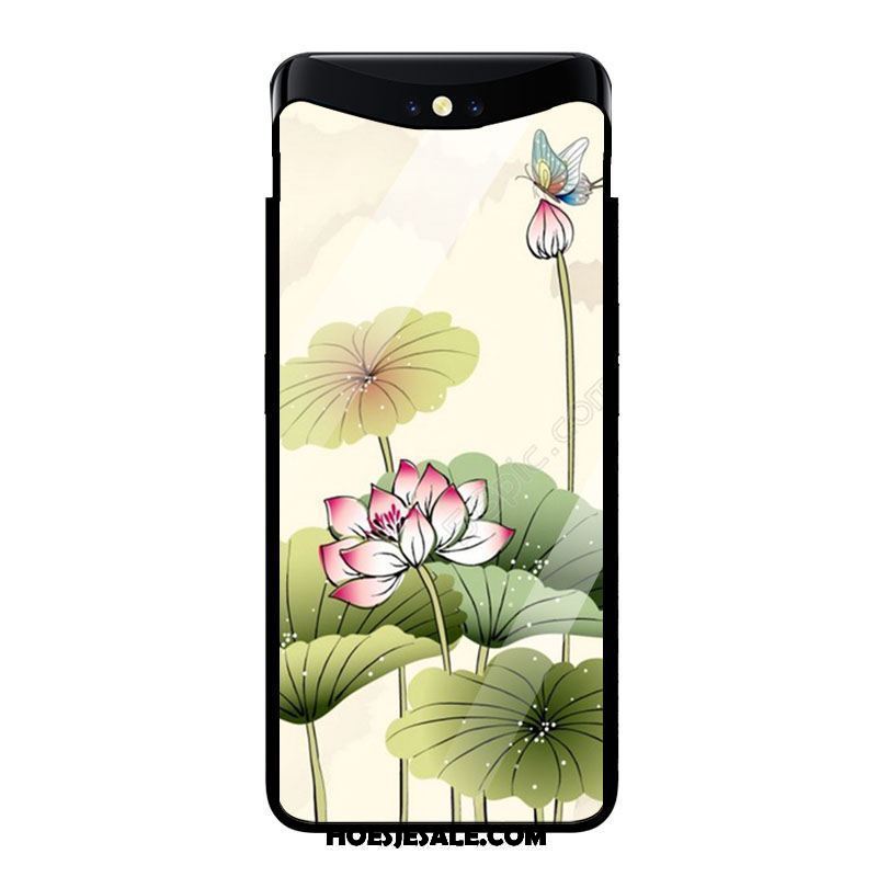 Oppo Find X Hoesje Mobiele Telefoon All Inclusive Gehard Glas Bloemen Kunst Sale