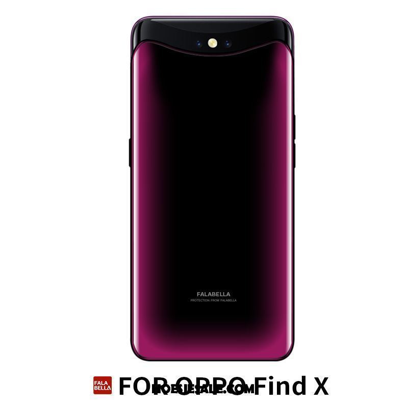 Oppo Find X Hoesje Mobiele Telefoon All Inclusive Purper Anti-fall Persoonlijk Sale