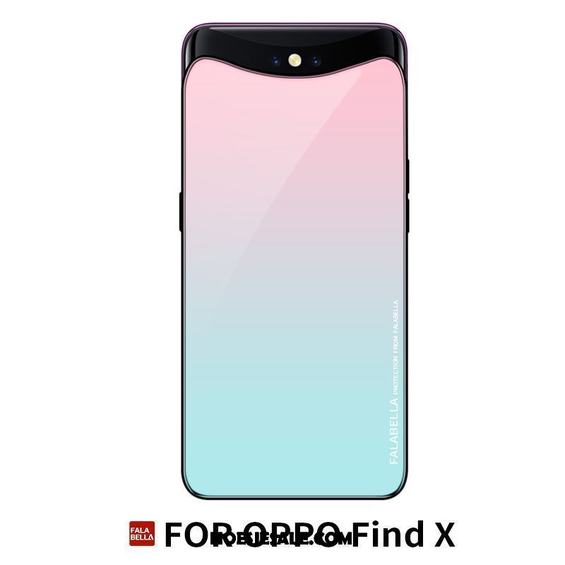 Oppo Find X Hoesje Mobiele Telefoon All Inclusive Purper Anti-fall Persoonlijk Sale