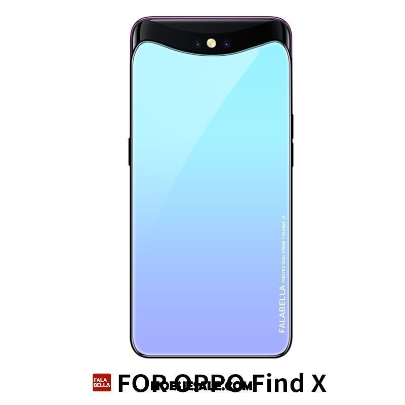 Oppo Find X Hoesje Mobiele Telefoon All Inclusive Purper Anti-fall Persoonlijk Sale