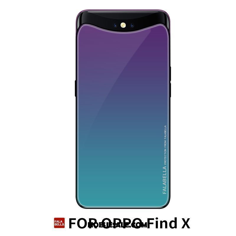 Oppo Find X Hoesje Mobiele Telefoon All Inclusive Purper Anti-fall Persoonlijk Sale