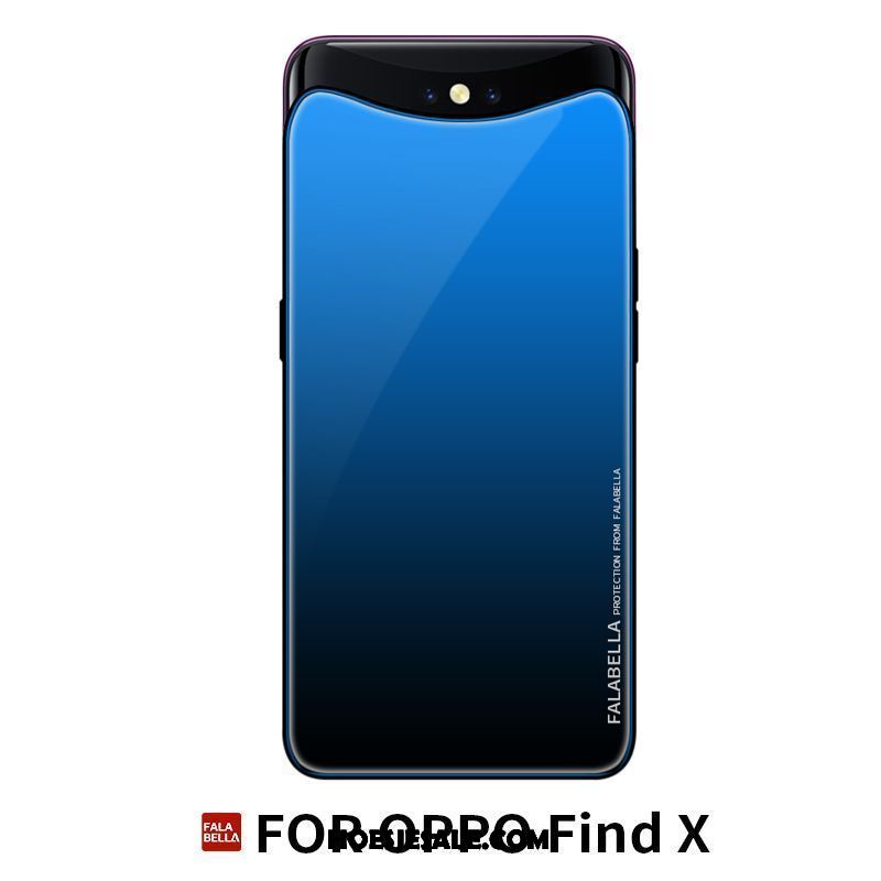 Oppo Find X Hoesje Mobiele Telefoon All Inclusive Purper Anti-fall Persoonlijk Sale