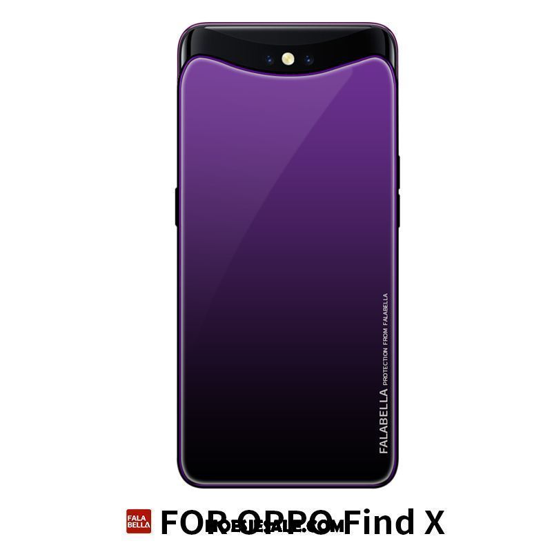 Oppo Find X Hoesje Mobiele Telefoon All Inclusive Purper Anti-fall Persoonlijk Sale