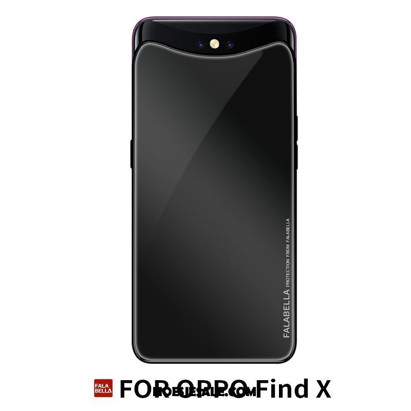 Oppo Find X Hoesje Mobiele Telefoon All Inclusive Purper Anti-fall Persoonlijk Sale