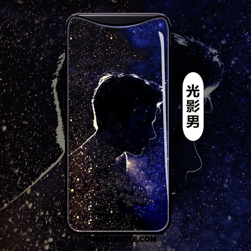 Oppo Find X Hoesje Mobiele Telefoon Hoes Zacht Trend Blauw Winkel