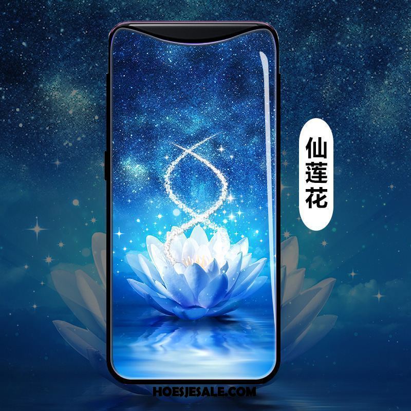 Oppo Find X Hoesje Mobiele Telefoon Hoes Zacht Trend Blauw Winkel