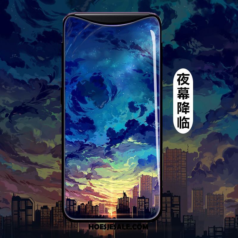 Oppo Find X Hoesje Mobiele Telefoon Hoes Zacht Trend Blauw Winkel