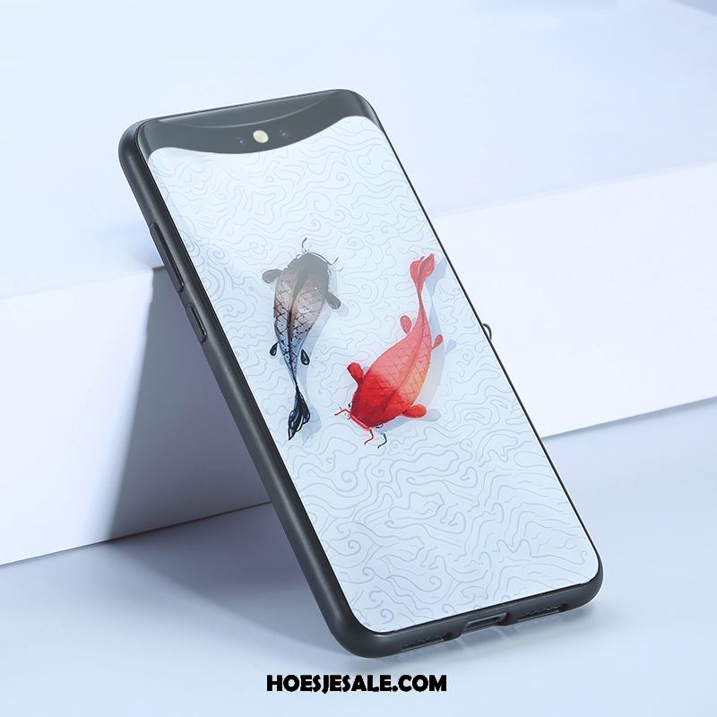 Oppo Find X Hoesje Trend Glas Bescherming Hoes Nieuw Korting