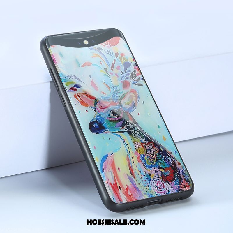 Oppo Find X Hoesje Trend Glas Bescherming Hoes Nieuw Korting