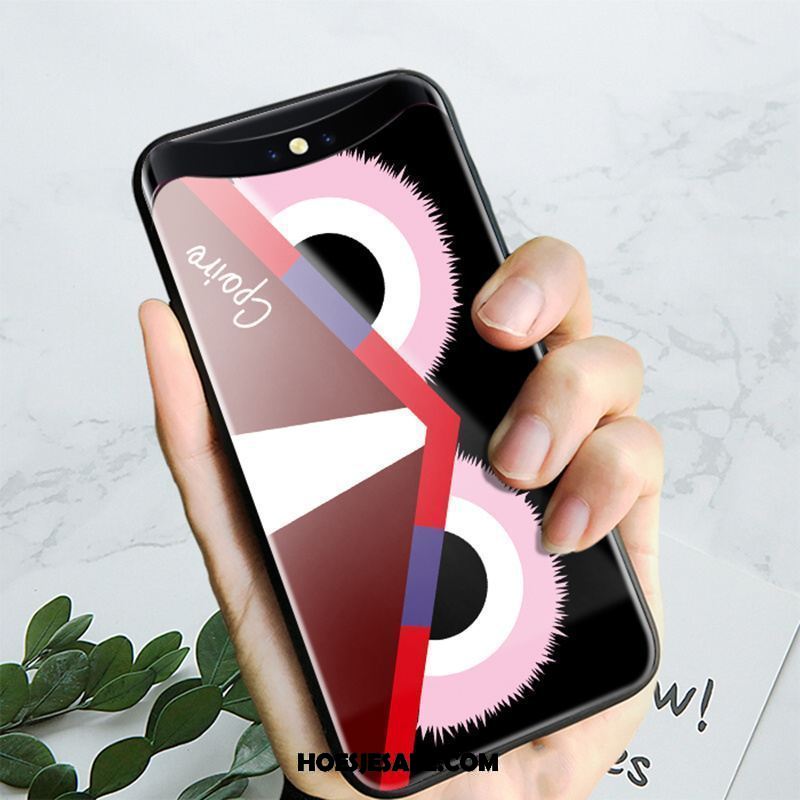 Oppo Find X Hoesje Trend Zacht Anti-fall Persoonlijk Glas Online