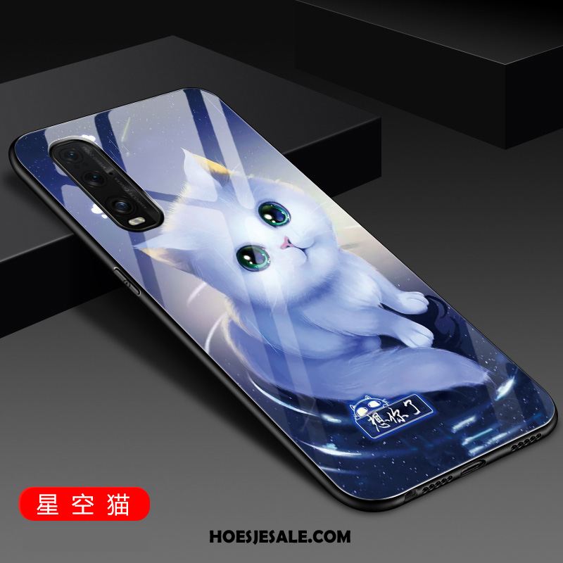 Oppo Find X2 Pro Hoesje Blauw Hoes All Inclusive Net Red Siliconen Sale