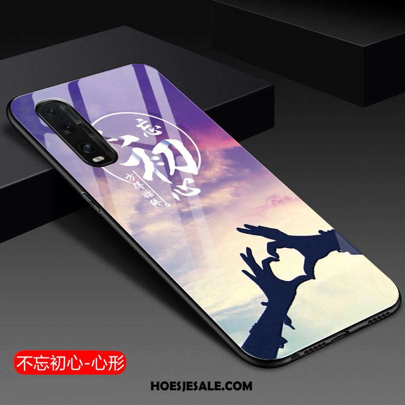 Oppo Find X2 Pro Hoesje Blauw Hoes All Inclusive Net Red Siliconen Sale