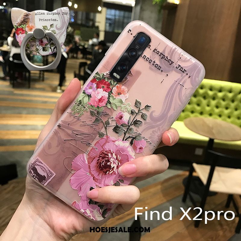 Oppo Find X2 Pro Hoesje Doorzichtig Trendy Merk Wind Siliconen Mobiele Telefoon Online