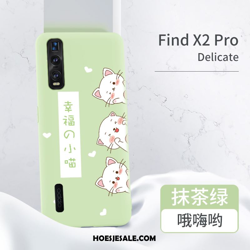 Oppo Find X2 Pro Hoesje Mobiele Telefoon Zacht Rood Siliconen All Inclusive Kopen
