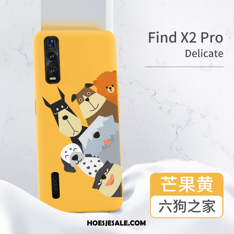 Oppo Find X2 Pro Hoesje Mobiele Telefoon Zacht Rood Siliconen All Inclusive Kopen