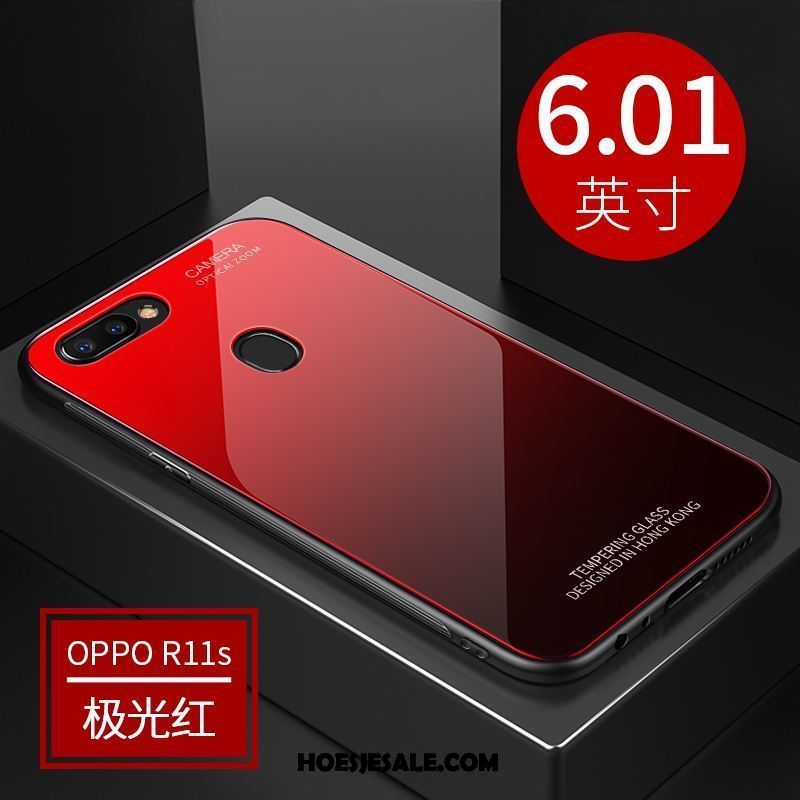 Oppo R11s Hoesje Anti-fall All Inclusive Trend Mobiele Telefoon Purper Sale