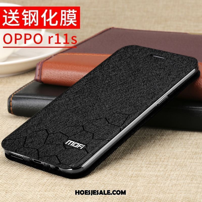 Oppo R11s Hoesje Leren Etui Anti-fall Hard Bescherming Lovers Sale