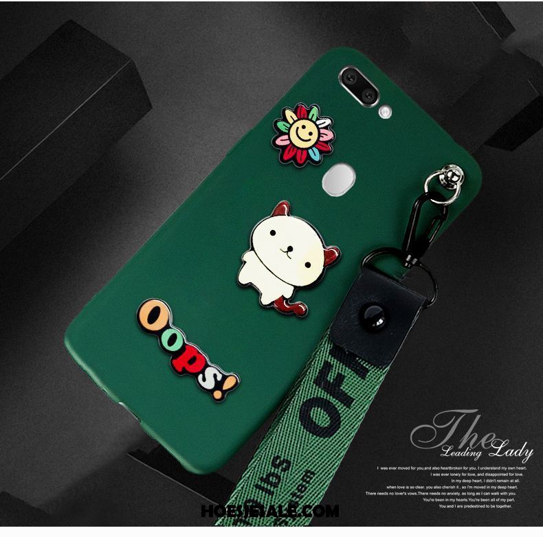 Oppo R15 Hoesje All Inclusive Groen Trend Anti-fall Mooie Kopen