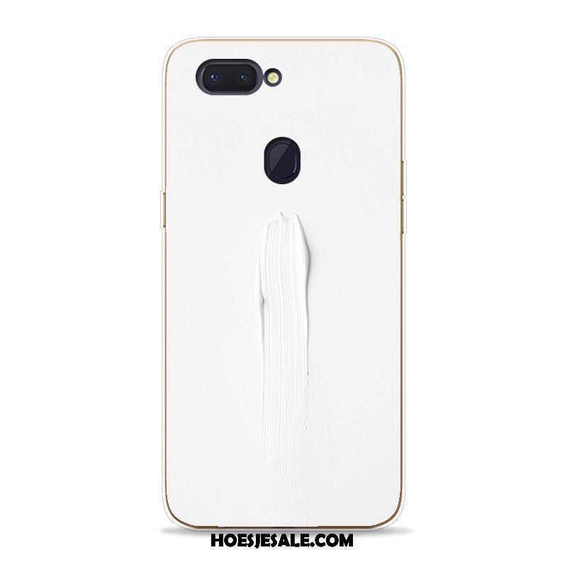 Oppo R15 Hoesje Eenvoudige Kleur Mobiele Telefoon Abstract Inkt Sale