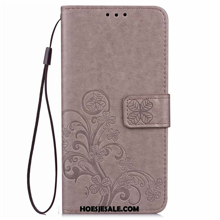 Oppo R15 Hoesje Leren Etui All Inclusive Zacht Bescherming Blauw Kopen