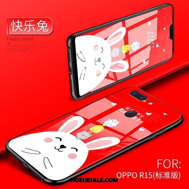 Oppo R15 Hoesje Mooie Glas Scheppend Trend Blauw Kopen