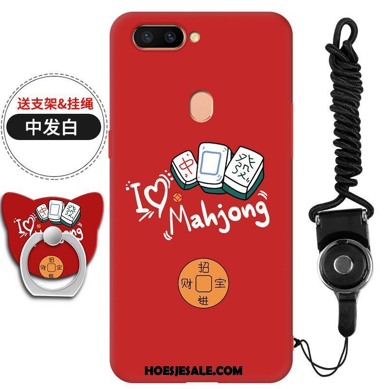 Oppo R15 Hoesje Rood Bescherming Zacht Hanger Mobiele Telefoon Sale