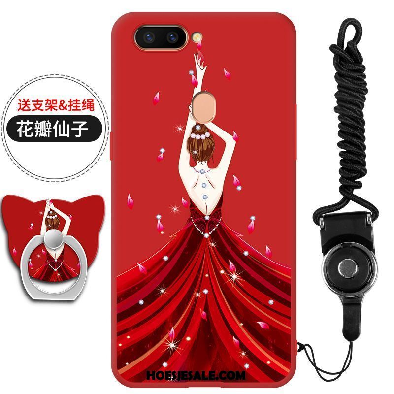 Oppo R15 Hoesje Rood Bescherming Zacht Hanger Mobiele Telefoon Sale