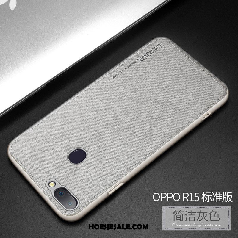 Oppo R15 Hoesje Schrobben Siliconen Nieuw Dun Ster Goedkoop