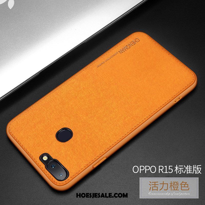 Oppo R15 Hoesje Schrobben Siliconen Nieuw Dun Ster Goedkoop