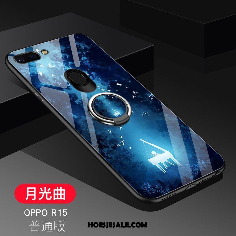 Oppo R15 Hoesje Siliconen Ster Hoes Zacht Trend Goedkoop