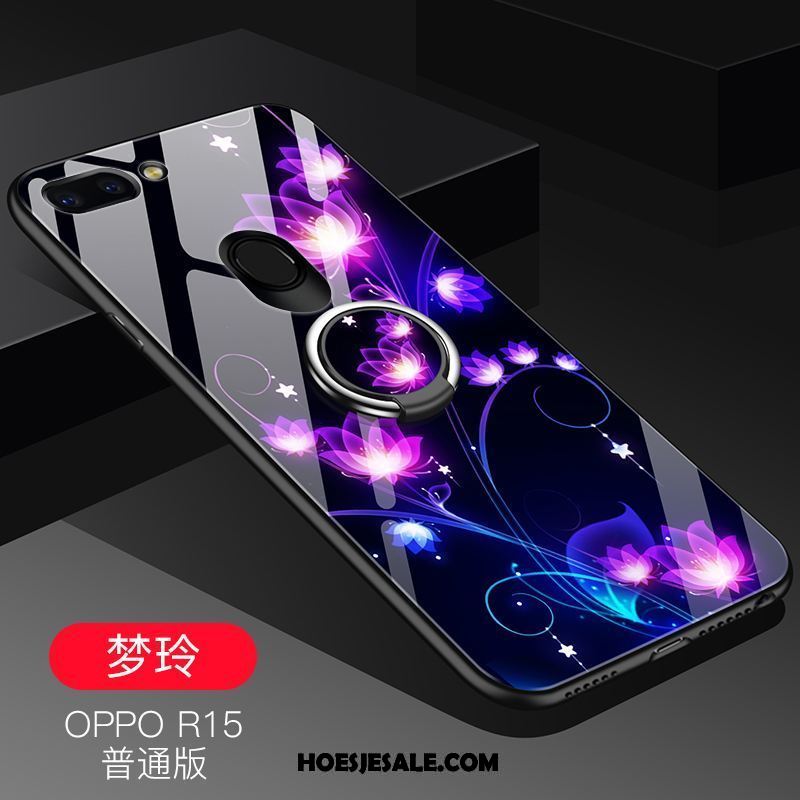 Oppo R15 Hoesje Siliconen Ster Hoes Zacht Trend Goedkoop