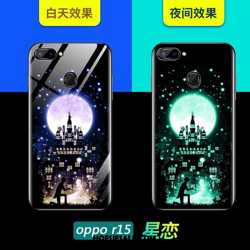 Oppo R15 Hoesje Zwart Trendy Merk All Inclusive Mooie Anti-fall Korting