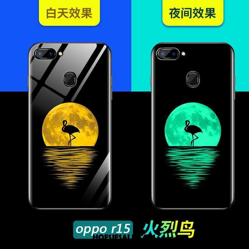 Oppo R15 Hoesje Zwart Trendy Merk All Inclusive Mooie Anti-fall Korting