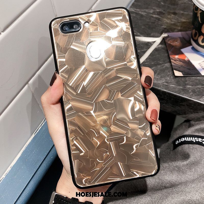 Oppo R15 Pro Hoesje Anti-fall Trendy Merk All Inclusive Ruit Goud Goedkoop