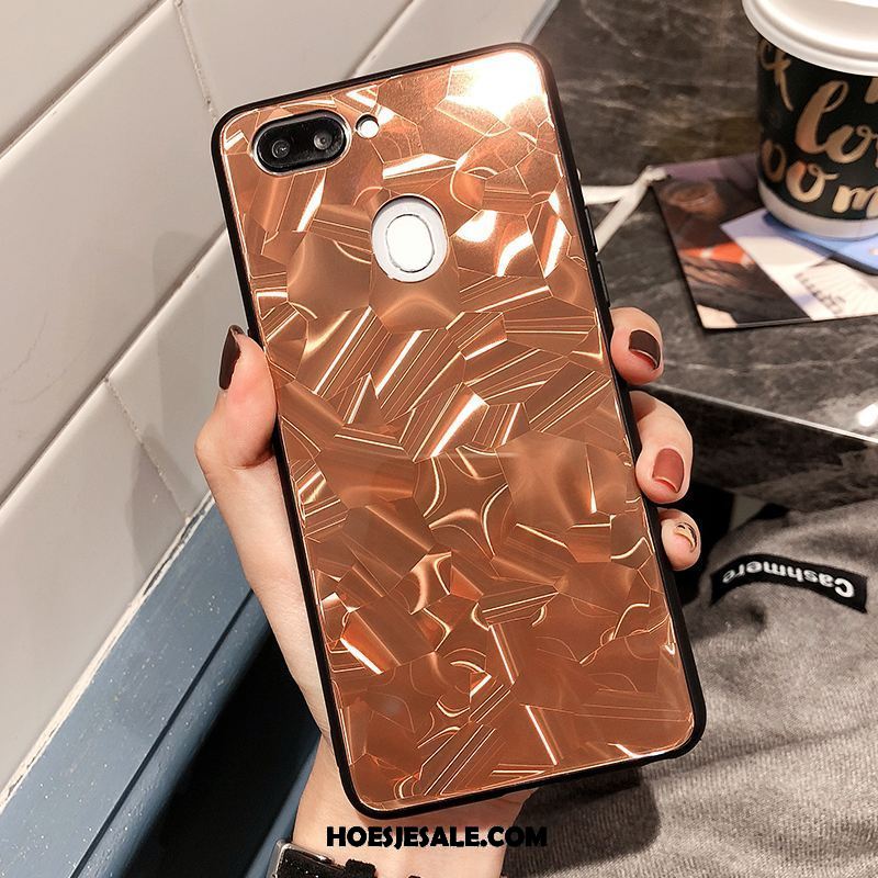 Oppo R15 Pro Hoesje Anti-fall Trendy Merk All Inclusive Ruit Goud Goedkoop