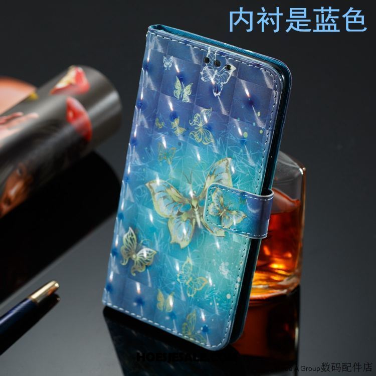 Oppo R15 Pro Hoesje Mobiele Telefoon Spotprent Blauw Hoes Geschilderd Sale