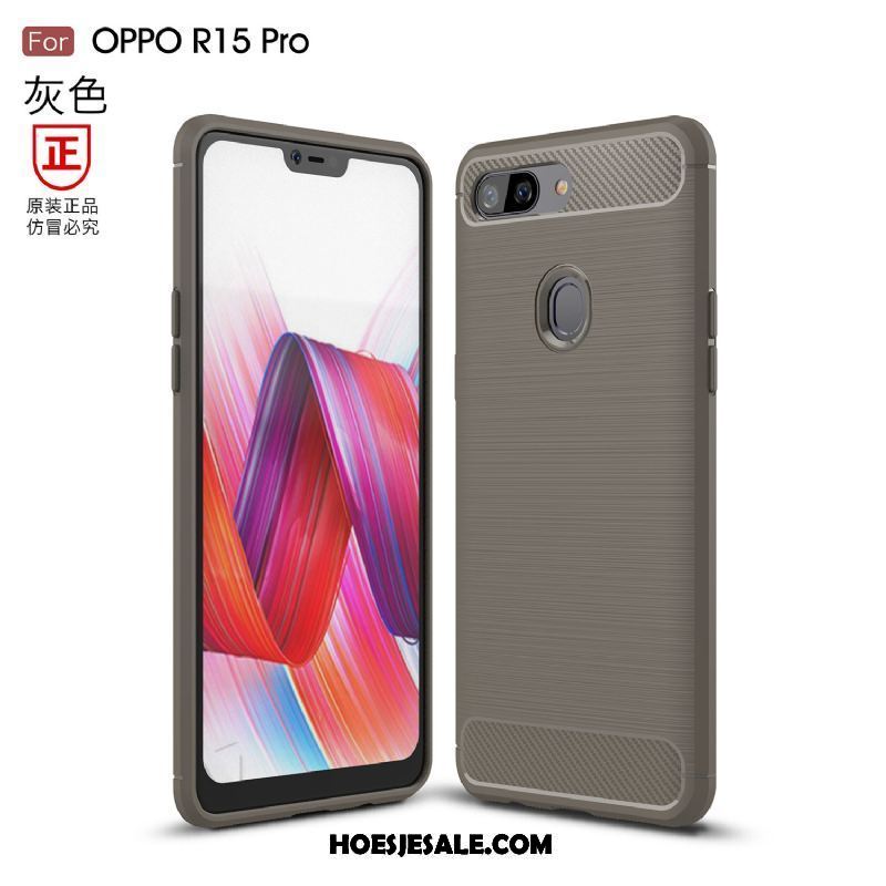 Oppo R15 Pro Hoesje Trend Anti-fall Hoes Siliconen All Inclusive Korting