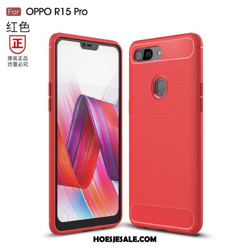 Oppo R15 Pro Hoesje Trend Anti-fall Hoes Siliconen All Inclusive Korting