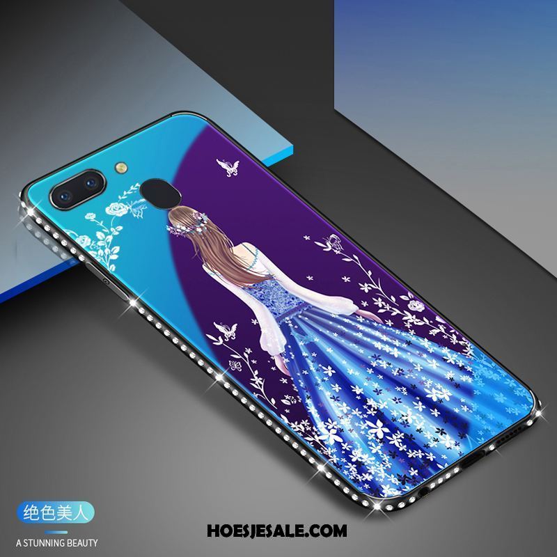 Oppo R15 Pro Hoesje Wit Hoes Gehard Glas Mobiele Telefoon Kopen