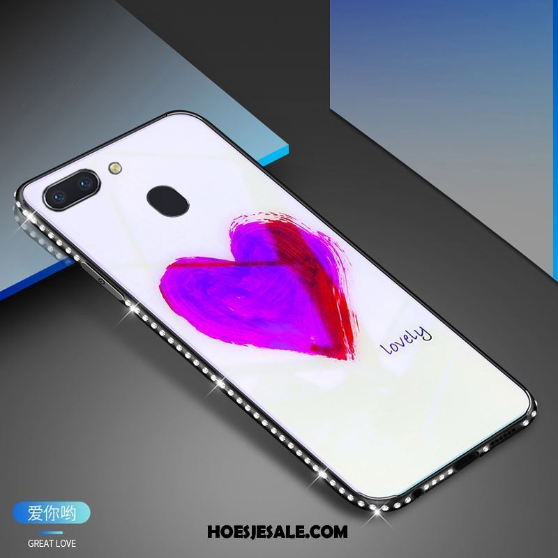 Oppo R15 Pro Hoesje Wit Hoes Gehard Glas Mobiele Telefoon Kopen