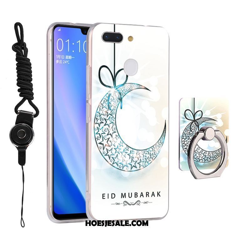 Oppo R15 Pro Hoesje Zwart Mobiele Telefoon Siliconen Hanger Hoes Online