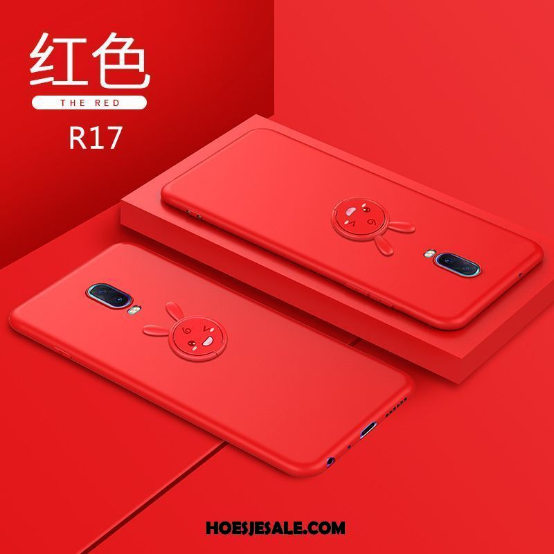 Oppo R17 Hoesje Anti-fall Net Red Bescherming Zacht Nieuw Korting