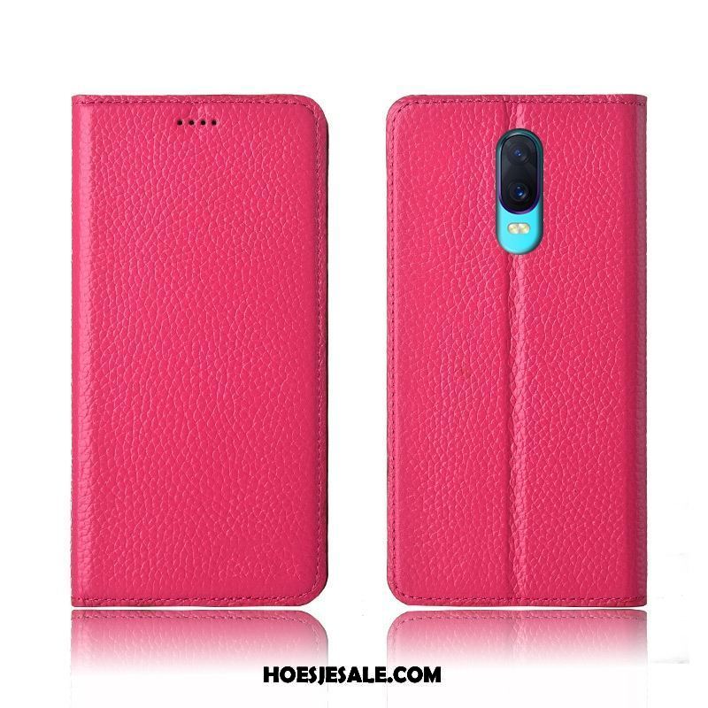 Oppo R17 Hoesje Anti-fall Siliconen Clamshell Leren Etui All Inclusive Goedkoop