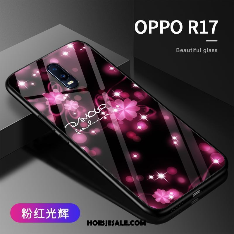 Oppo R17 Hoesje Glas Scheppend Siliconen Hoes All Inclusive Winkel