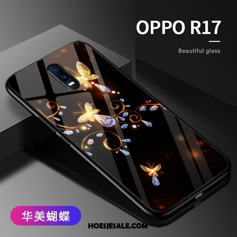 Oppo R17 Hoesje Glas Scheppend Siliconen Hoes All Inclusive Winkel