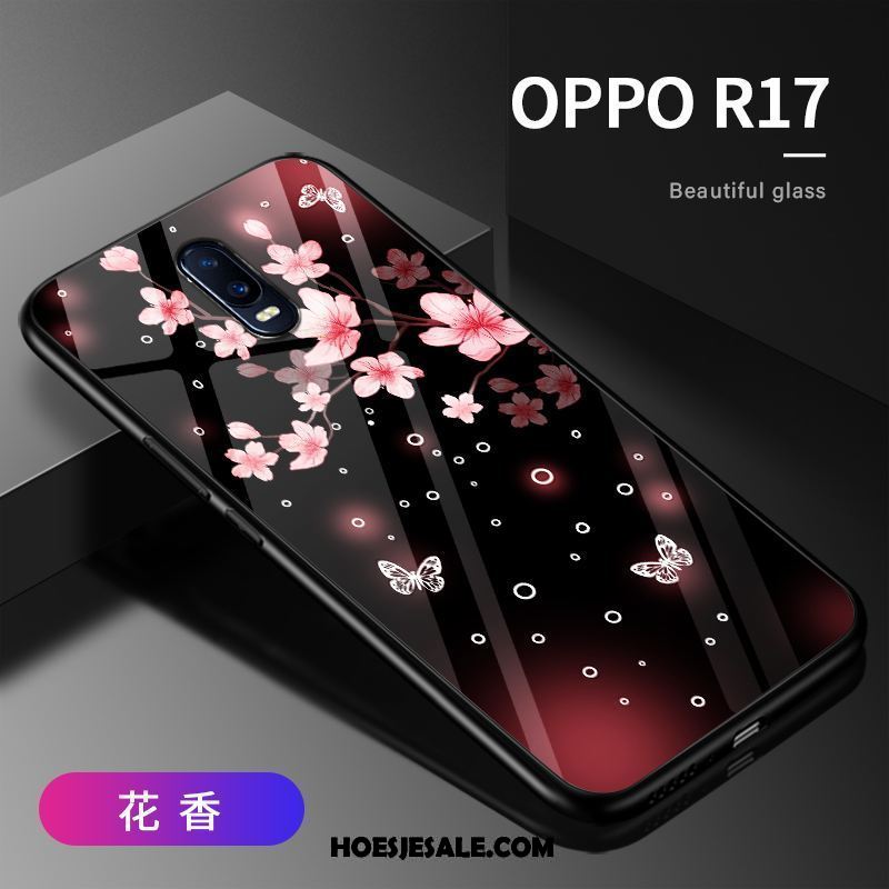 Oppo R17 Hoesje Glas Scheppend Siliconen Hoes All Inclusive Winkel