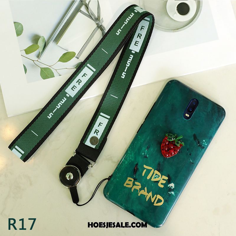 Oppo R17 Hoesje Groen Bescherming Mobiele Telefoon Anti-fall Hoes Korting