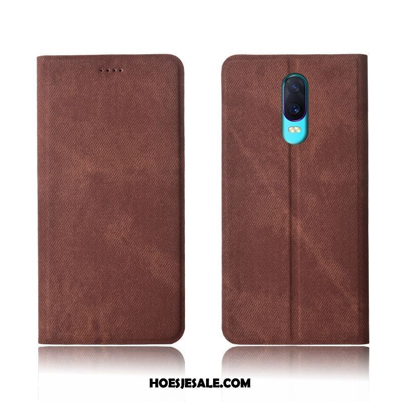 Oppo R17 Hoesje Leren Etui Bescherming All Inclusive Denim Siliconen Kopen