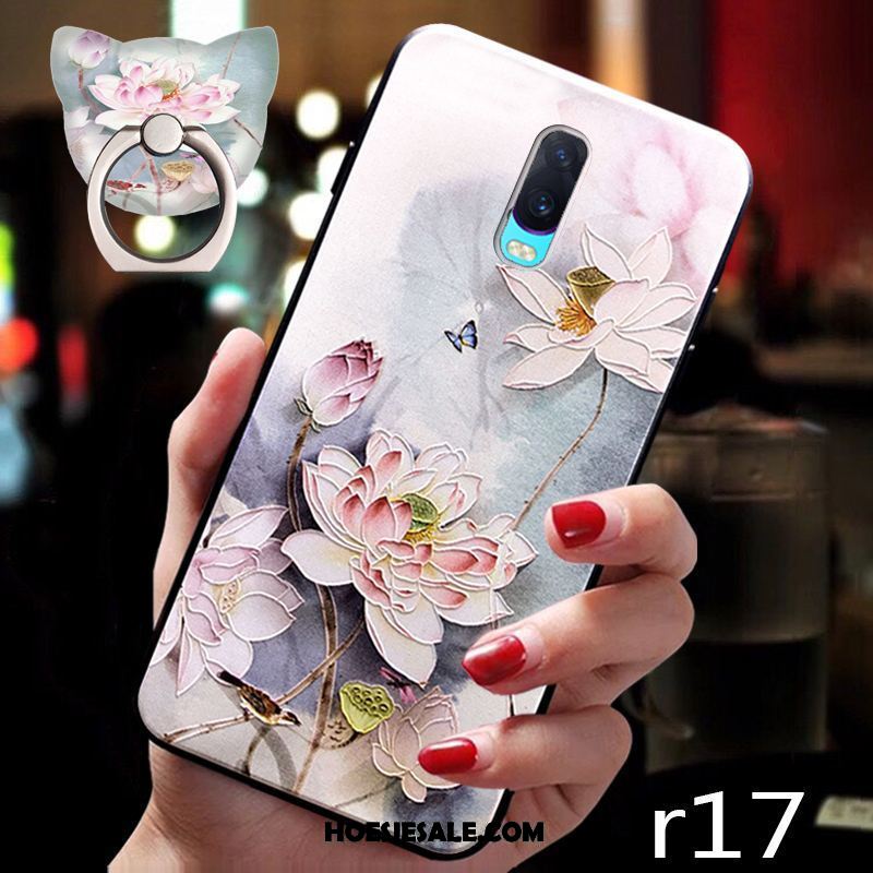 Oppo R17 Hoesje Lovers Lichte En Dun Chinese Stijl Anti-fall Zacht Korting